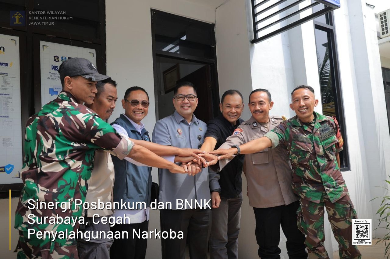 Sinergi Posbankum dan BNNK Surabaya, Cegah Penyalahgunaan Narkoba