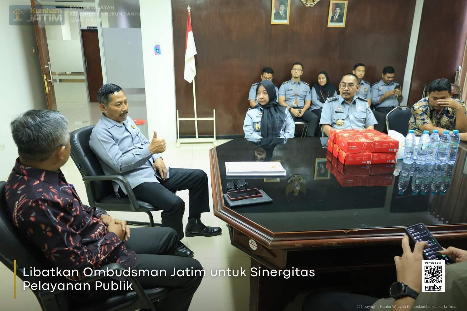 Libatkan Ombudsman Jatim untuk Sinergitas Pelayanan Publik