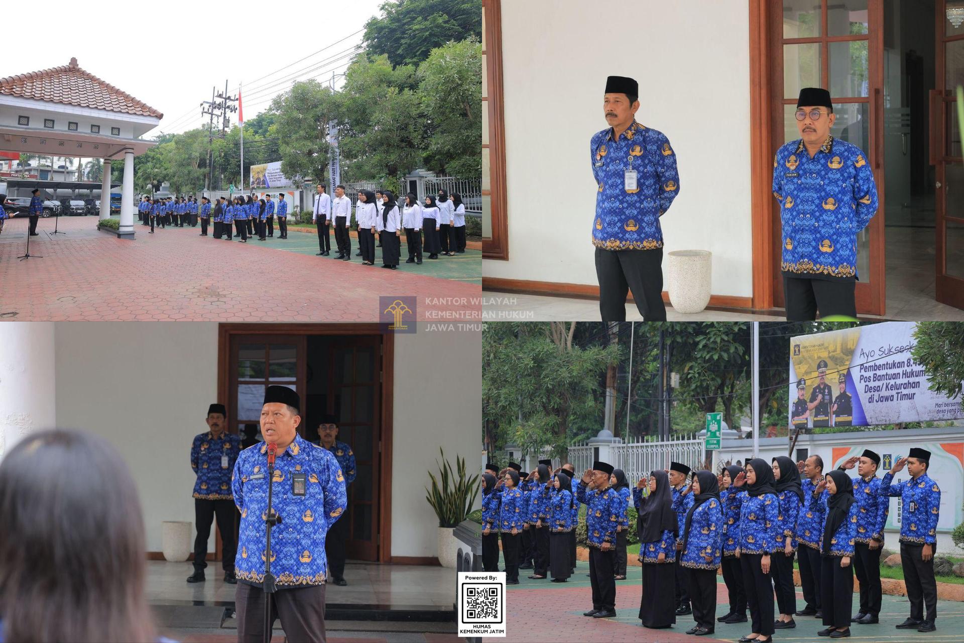 Kolase Tekankan Disiplin Seragam KORPRI dan Percepatan Pembentukan Posbakum Desa