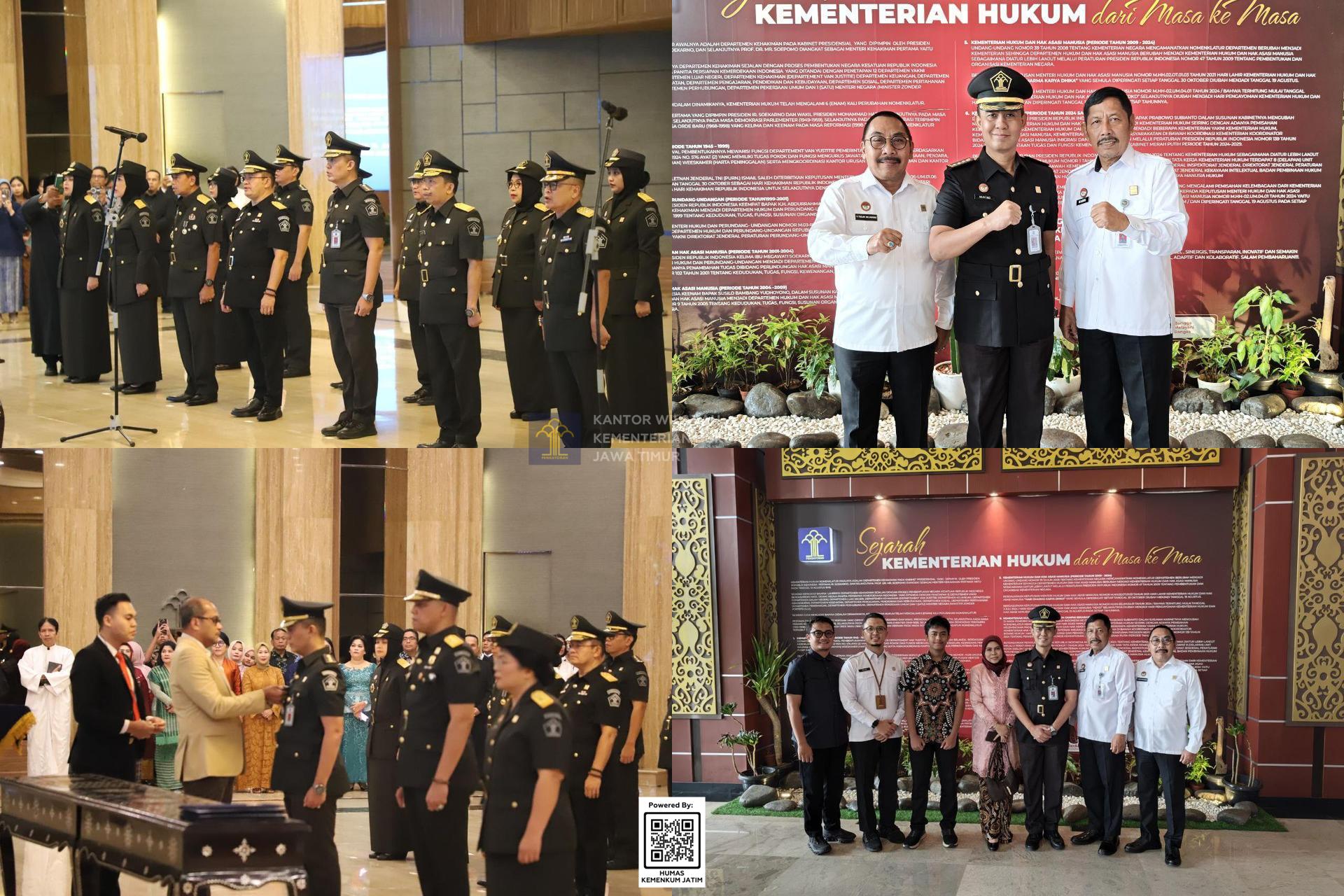 Kolase Kabid AHU Kemenkum Jatim Dipromosikan Menjadi Kadiv P3H Kemenkum Bali