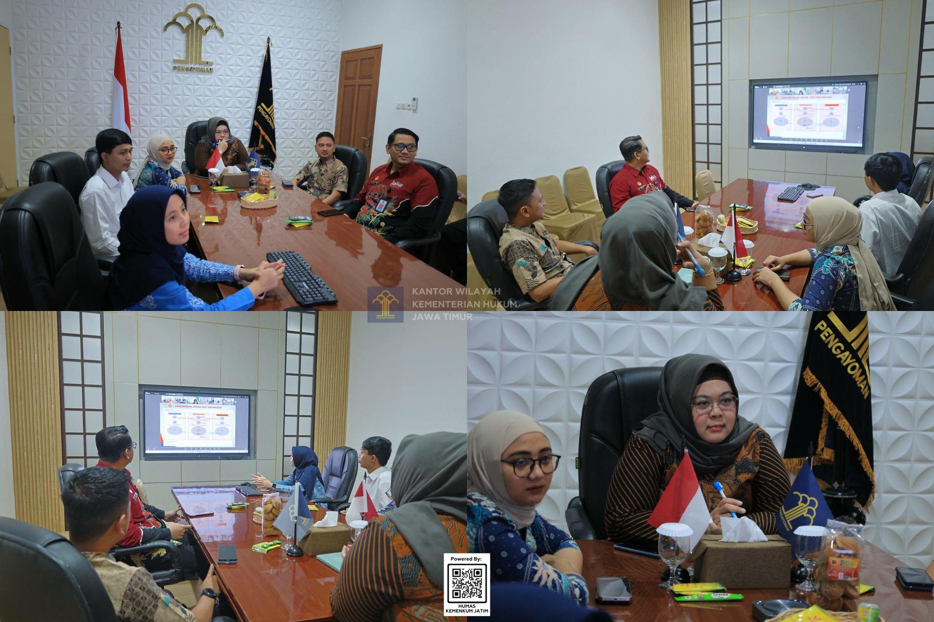 Kolase *Dorong Penyesuaian Sistem Kerja yang Adaptif, Kemenkum Sosialisasikan Permenkum No. 19 Tahun 2025*