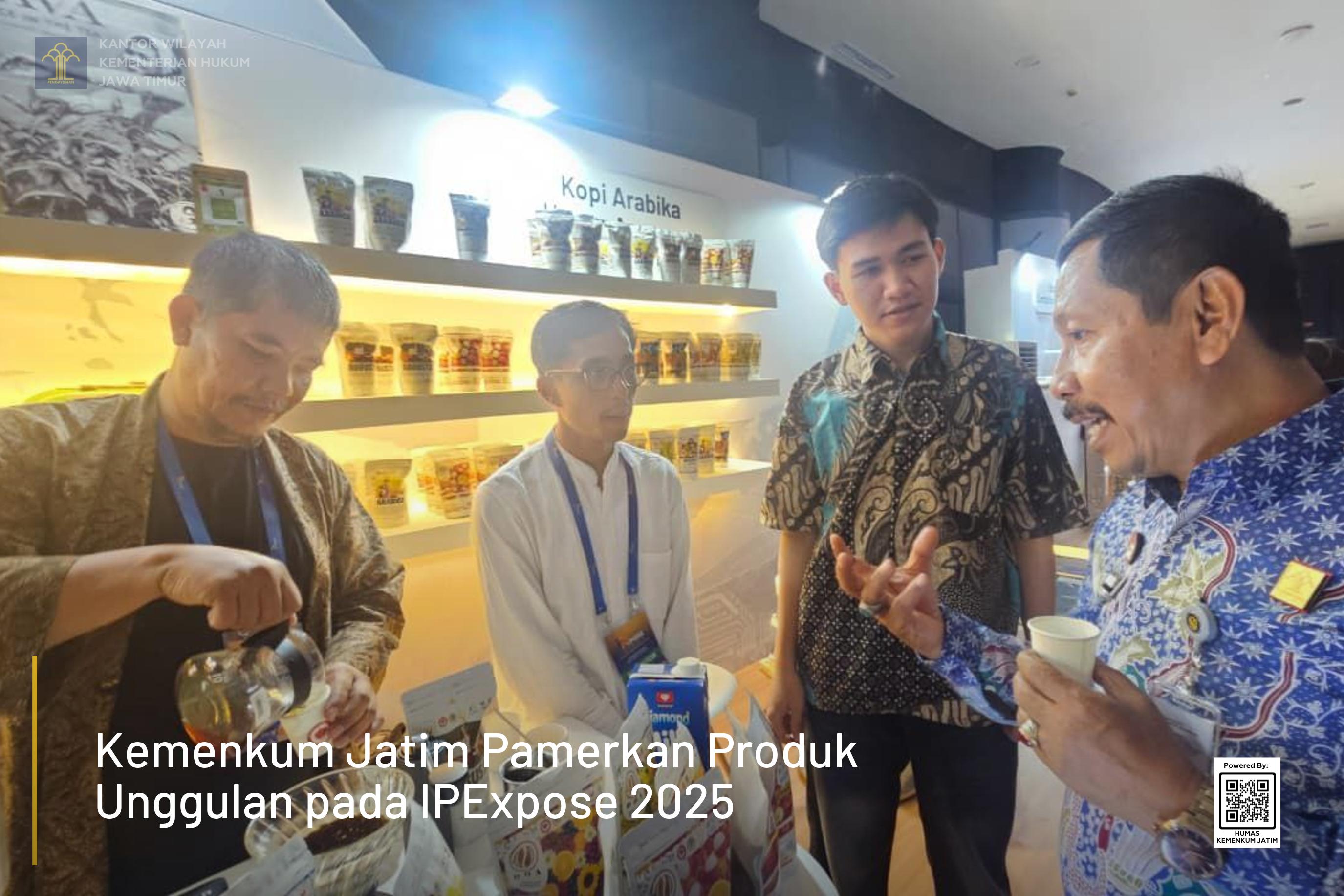 Kemenkum Jatim Pamerkan Produk Unggulan pada IPExpose 2025