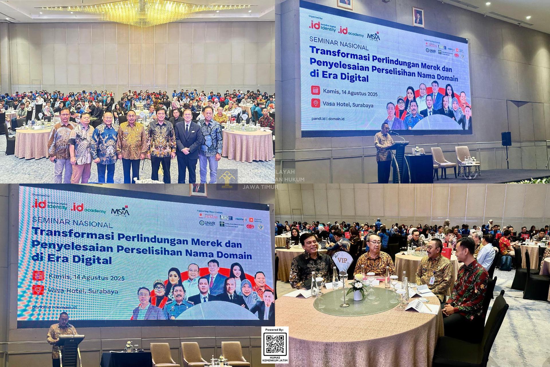 Kolase Kemenkum Jatim Dorong Penguatan Perlindungan Merek dan Penyelesaian Sengketa Nama Domain di Era Digital