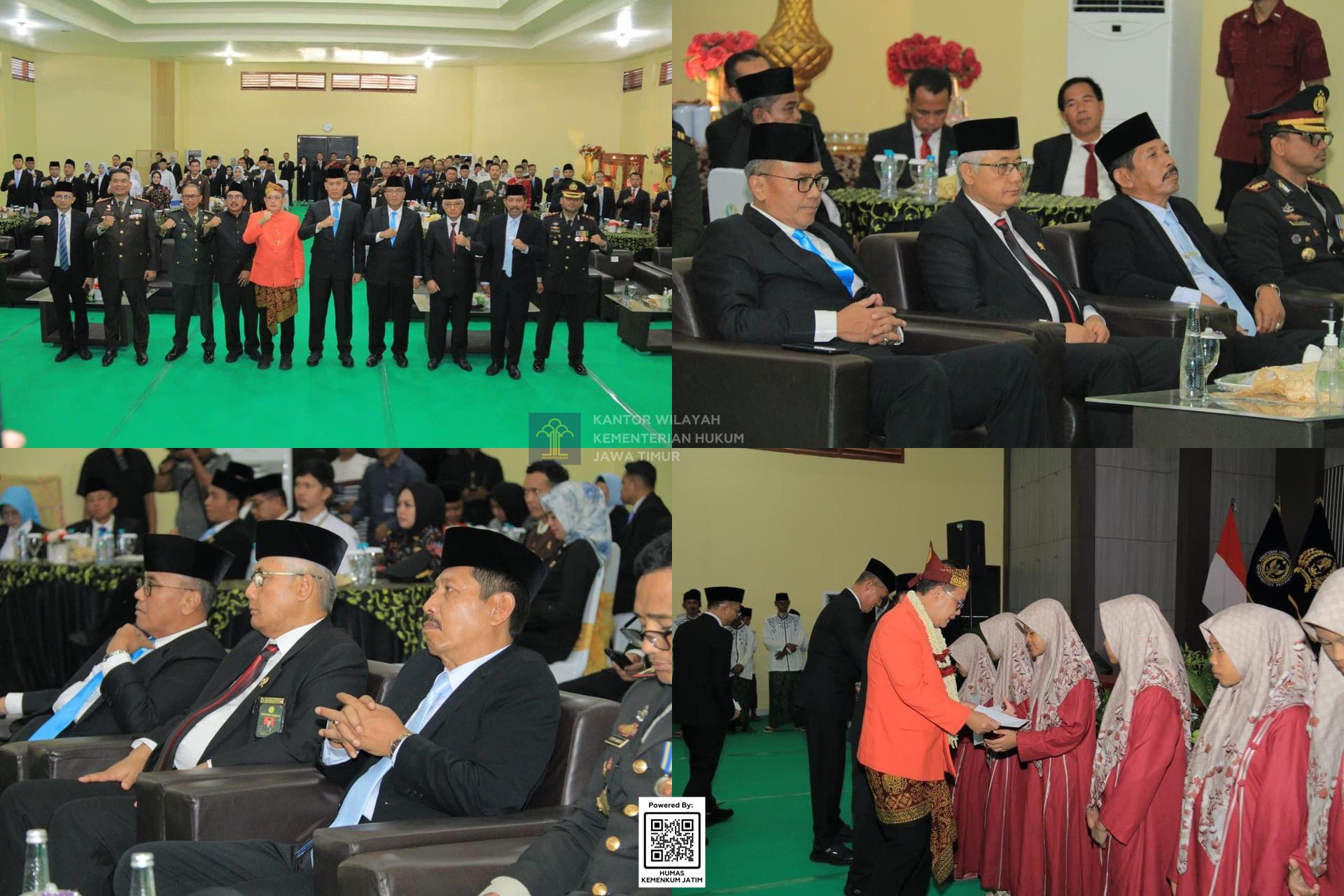 Kolase Kemenkum Jatim Dukung Kanwil Ditjenpas Tegakkan Keadilan Berbasis Restoratif
