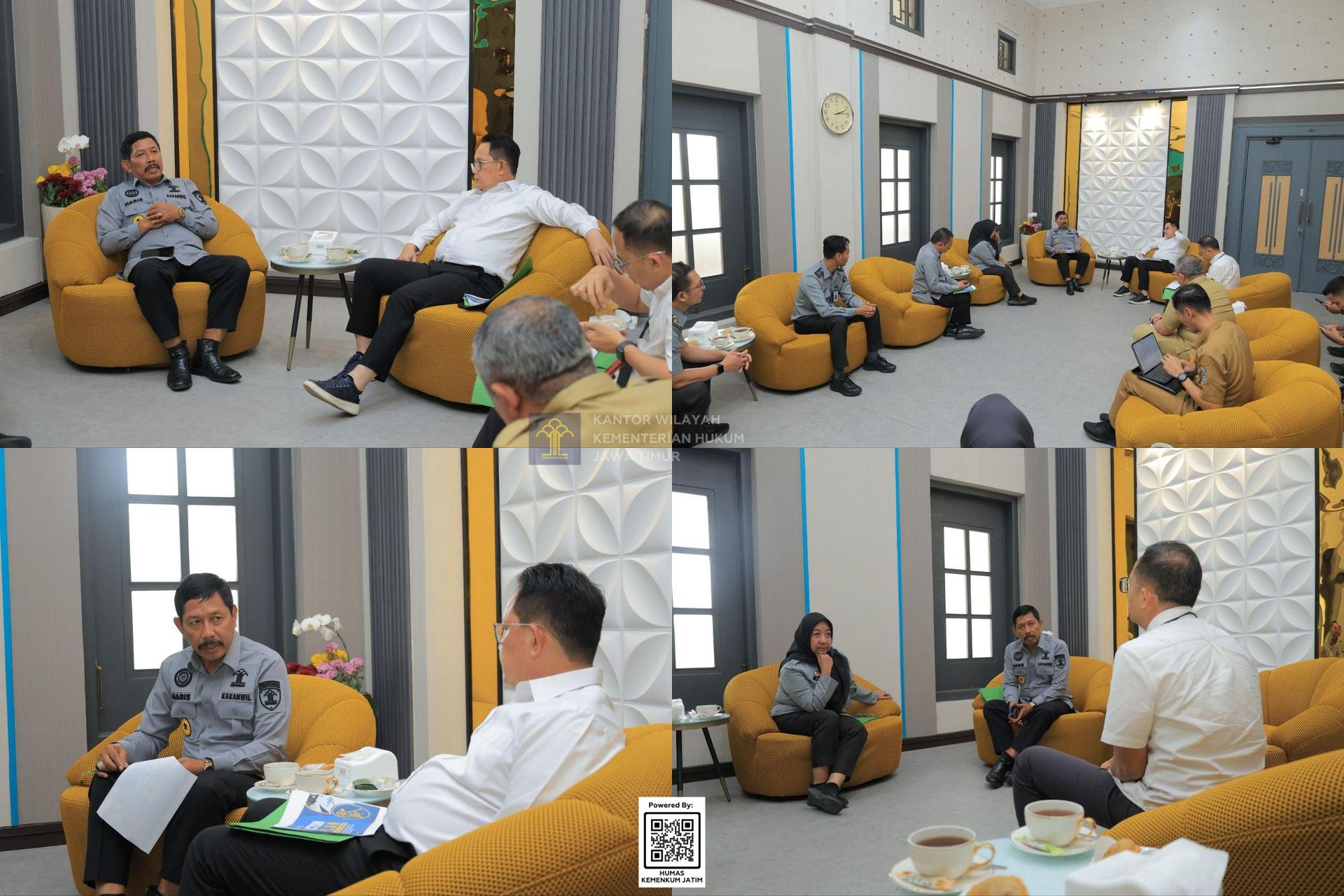 Kolase Pemprov - Kemenkum Jatim Perkuat Sinergi Hukum untuk UMKM, Desa, dan Indikasi Geografis