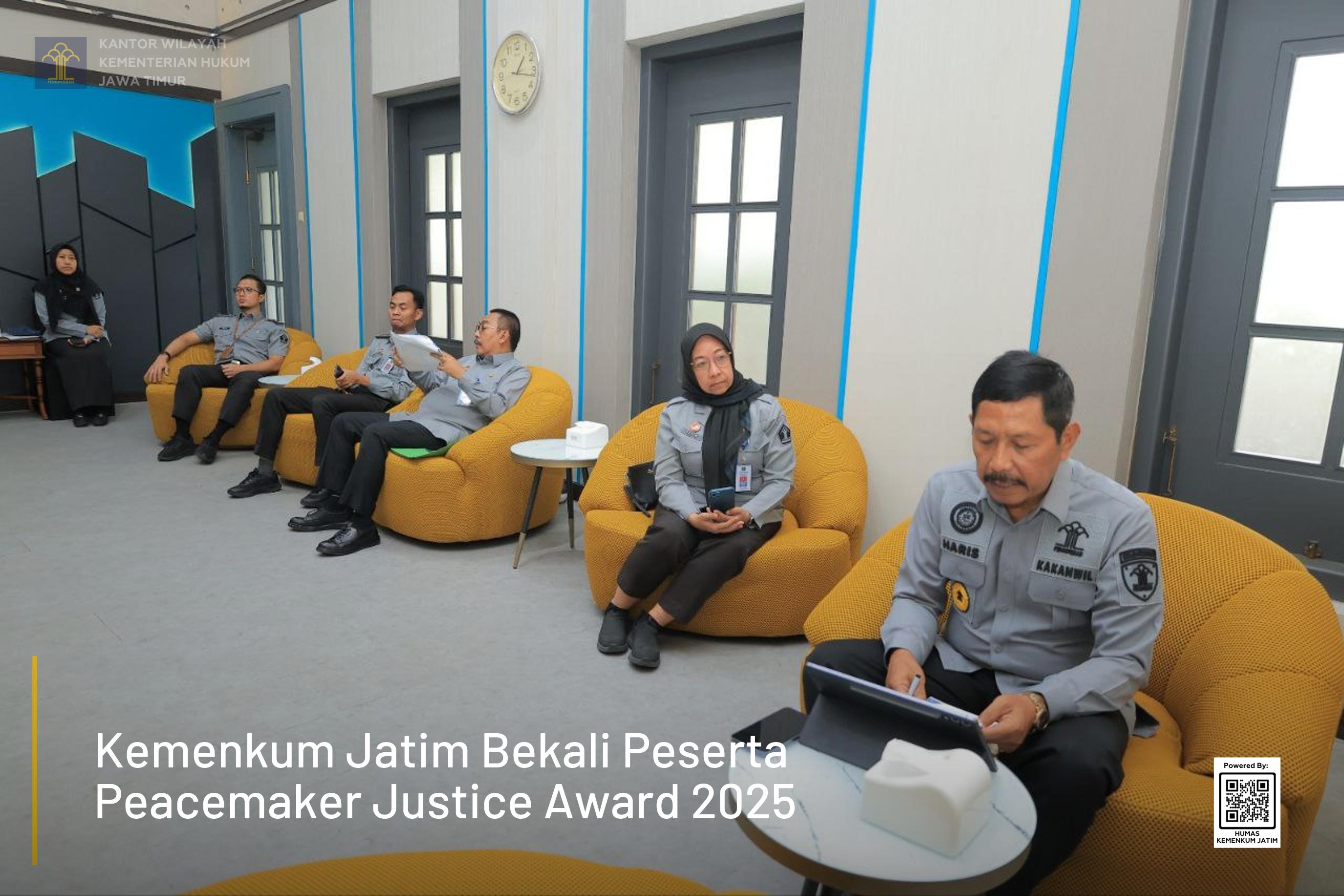 Kemenkum Jatim Bekali Peserta Peacemaker Justice Award 2025