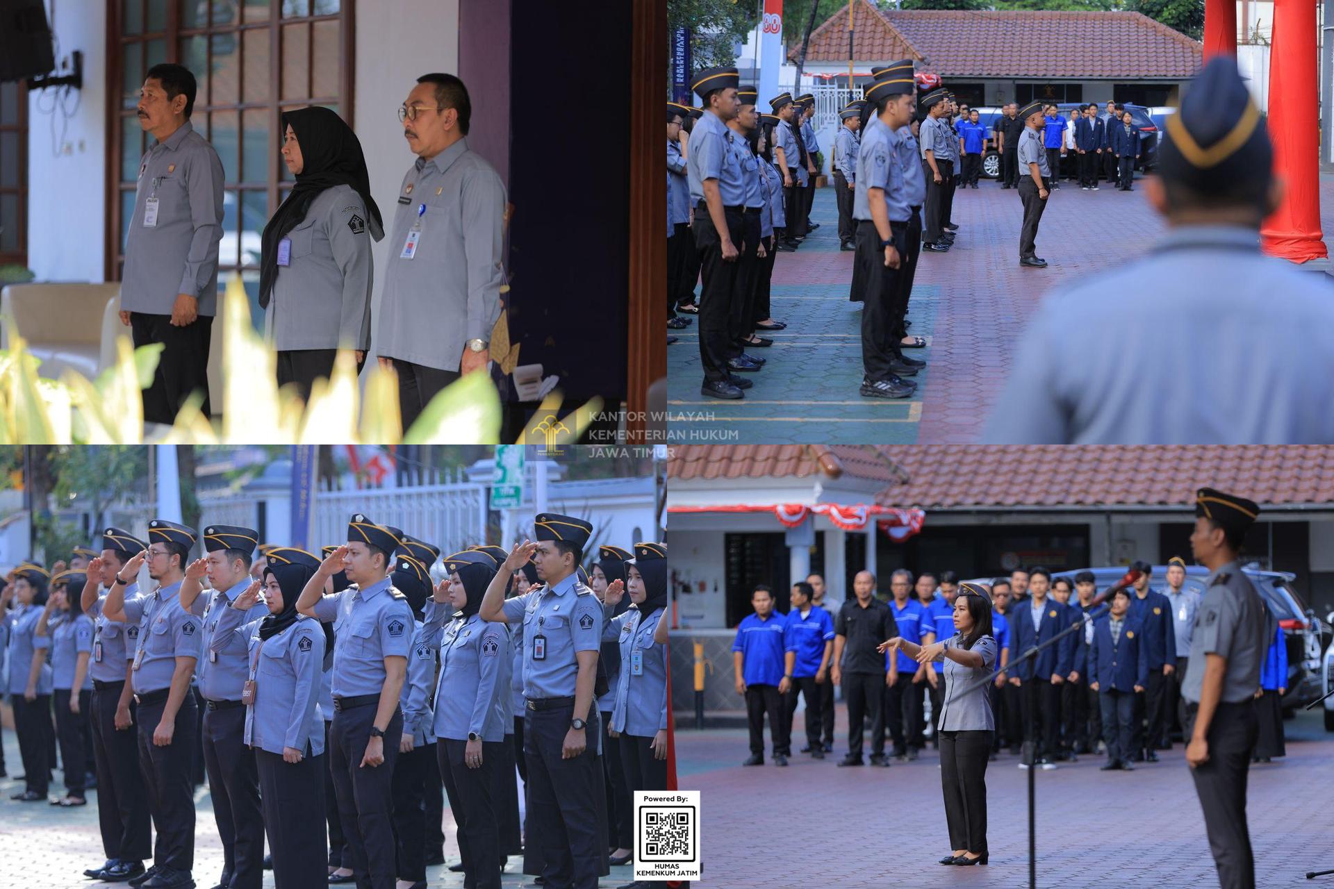 Kolase Apel Pagi Kemenkum Jatim Tekankan Penyelesaian Rencana Aksi B08