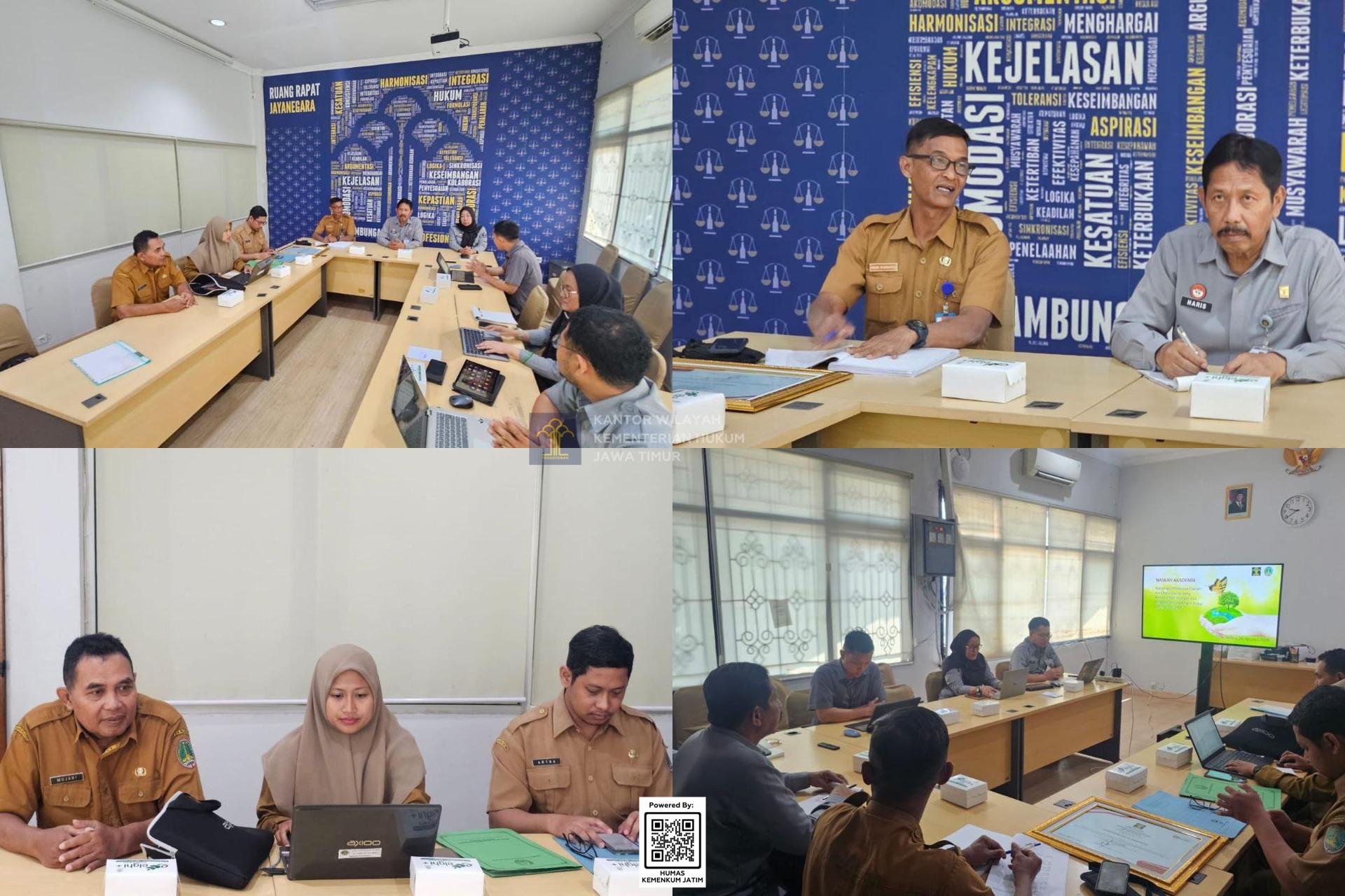 Kolase Kemenkum Jatim Bahas Naskah Akademik RPPLH Kabupaten Pasuruan 2024–2054