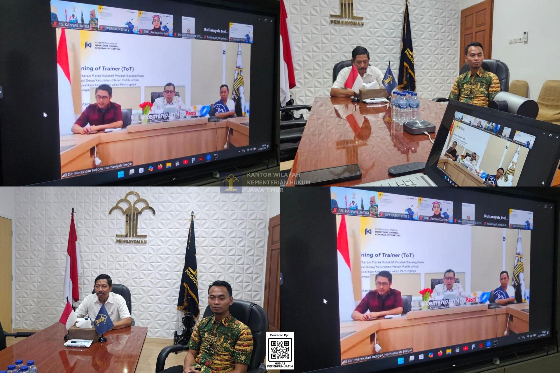 Kolase Kemenkum Jatim Siap Fasilitasi Pendaftaran Merek Kolektif Bagi KD/KMP