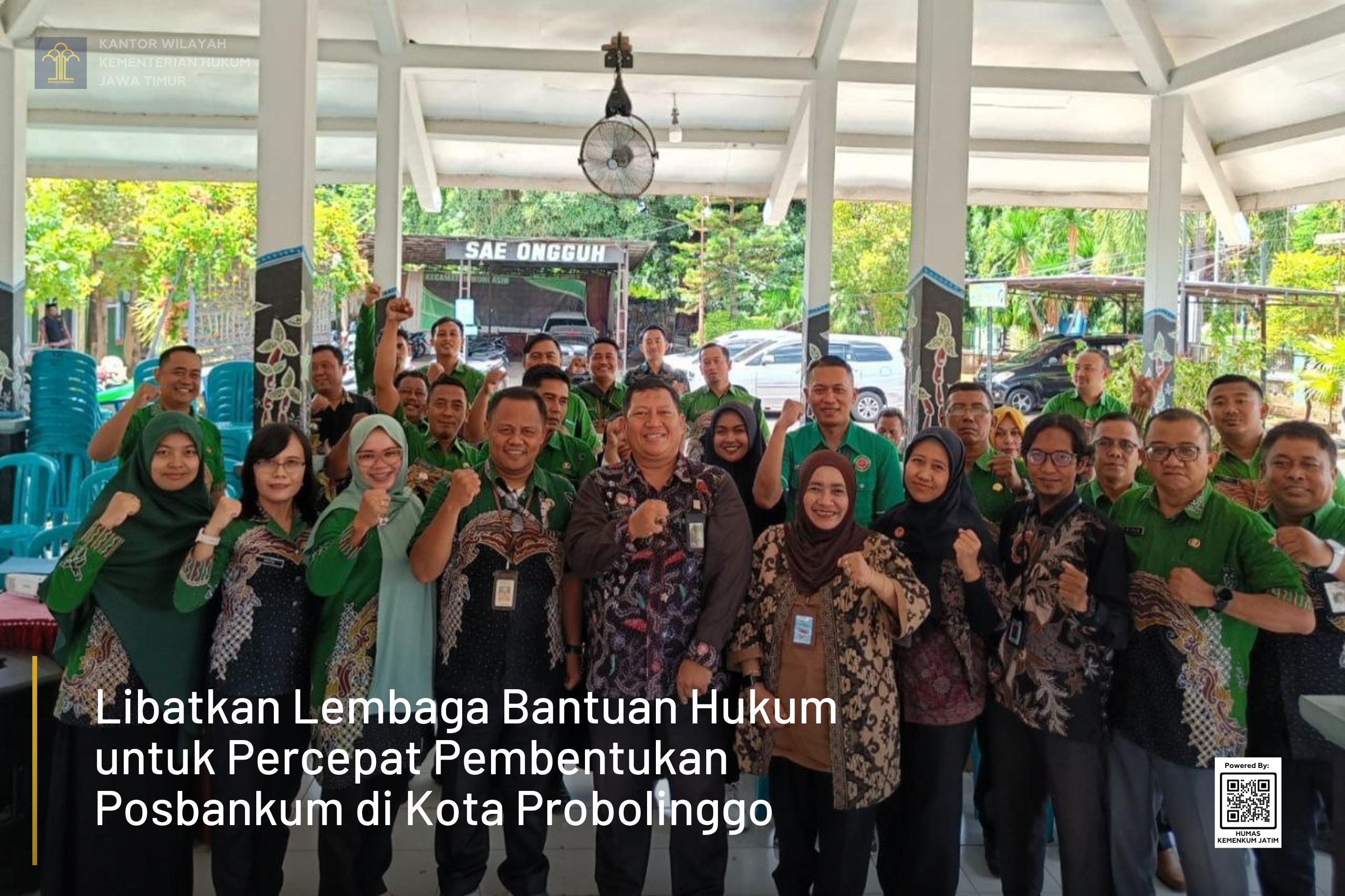 Libatkan Lembaga Bantuan Hukum untuk Percepat Pembentukan Posbankum di Kota Probolinggo
