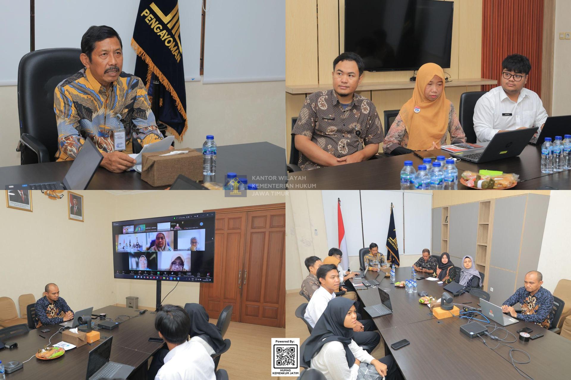 Kolase Kemenkum Jatim Gelar Pembinaan JDIH Dorong Akses Informasi Hukum yang Transparan