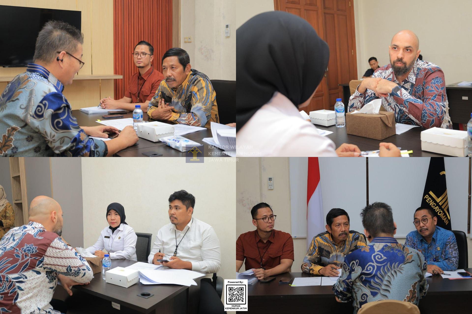 Kolase Dua Pemohon Pewarganegaraan Ikuti Pemeriksaan Substantif