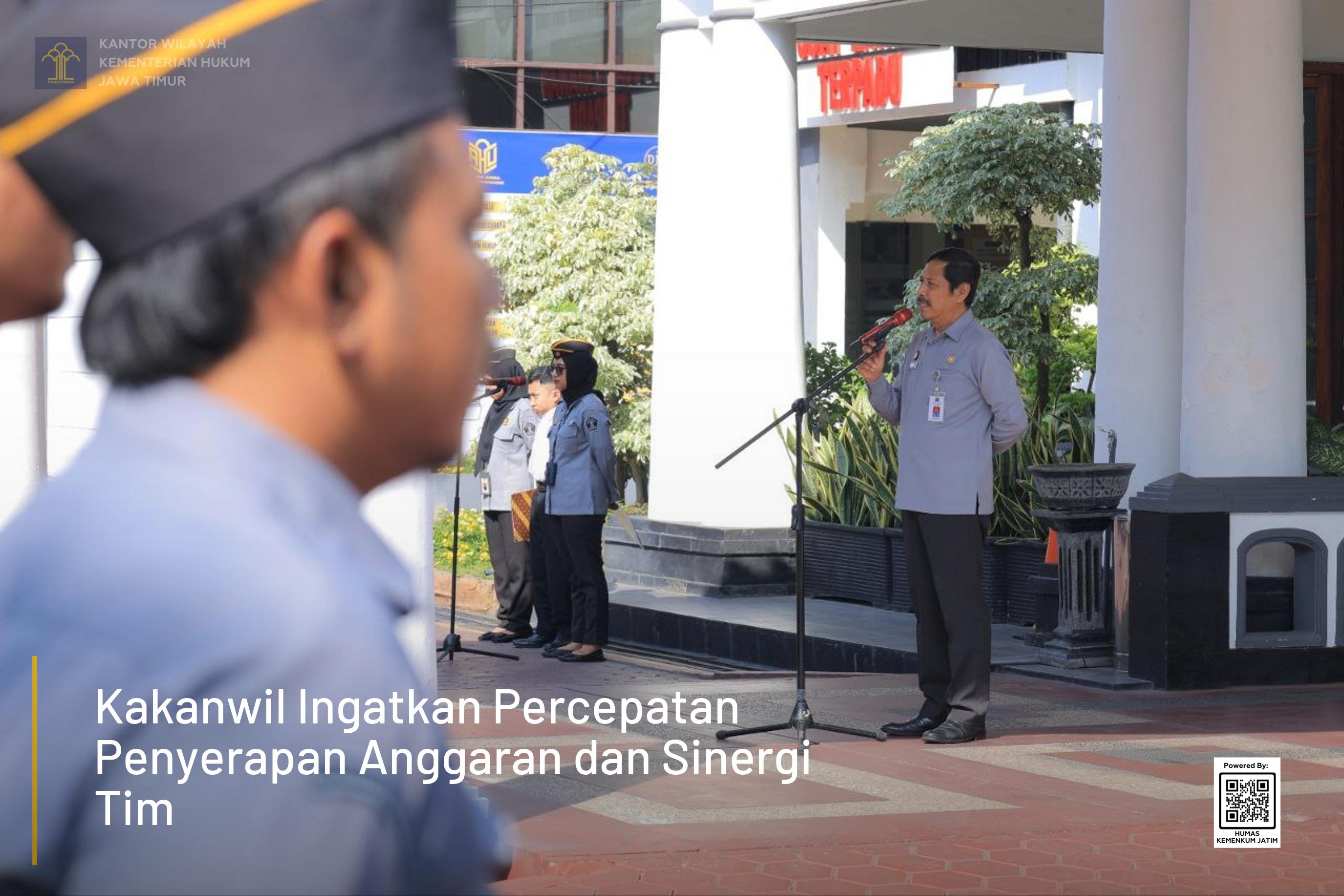 Kakanwil Ingatkan Percepatan Penyerapan Anggaran dan Sinergi Tim