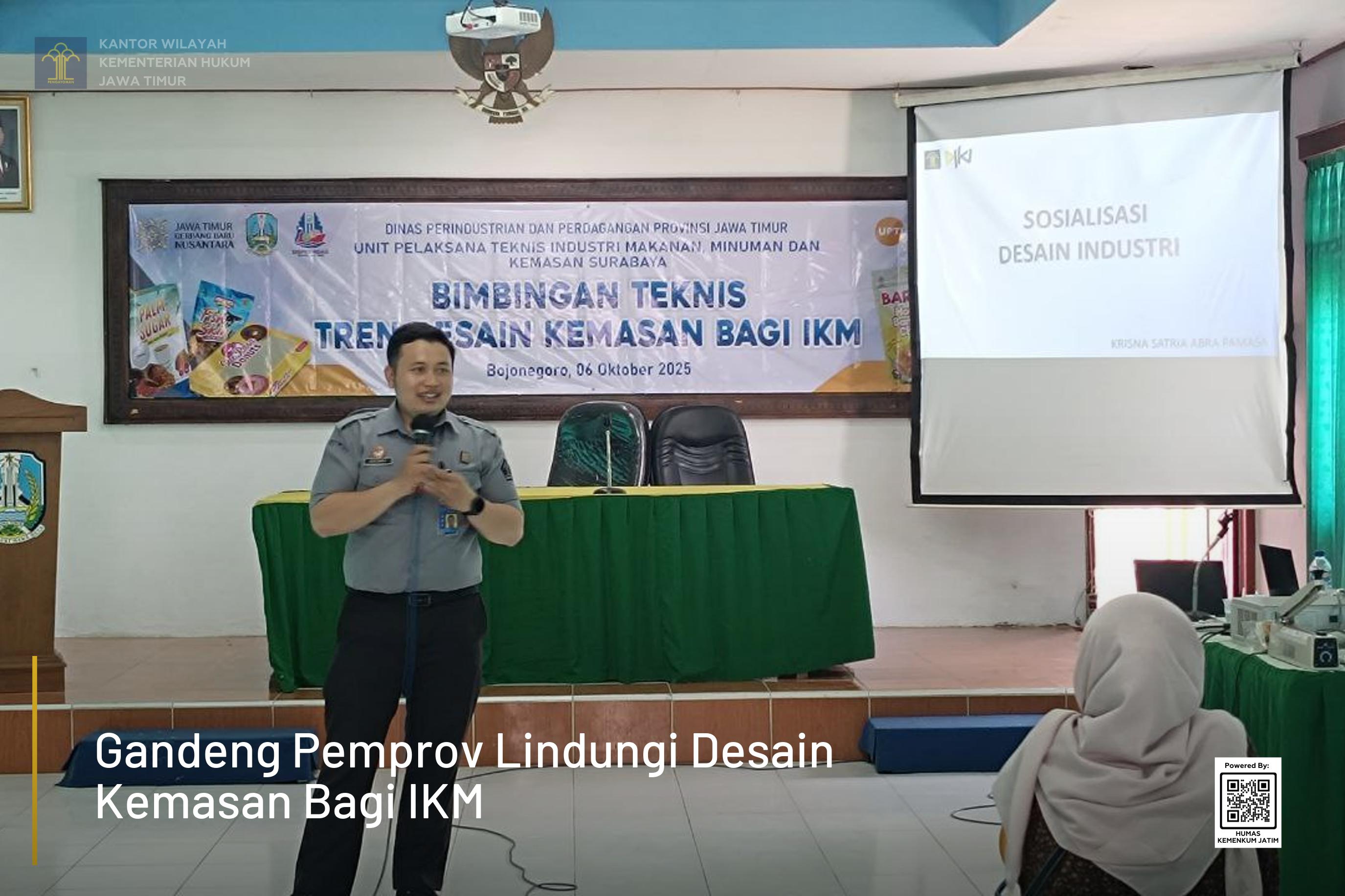 Gandeng Pemprov Lindungi Desain Kemasan Bagi IKM