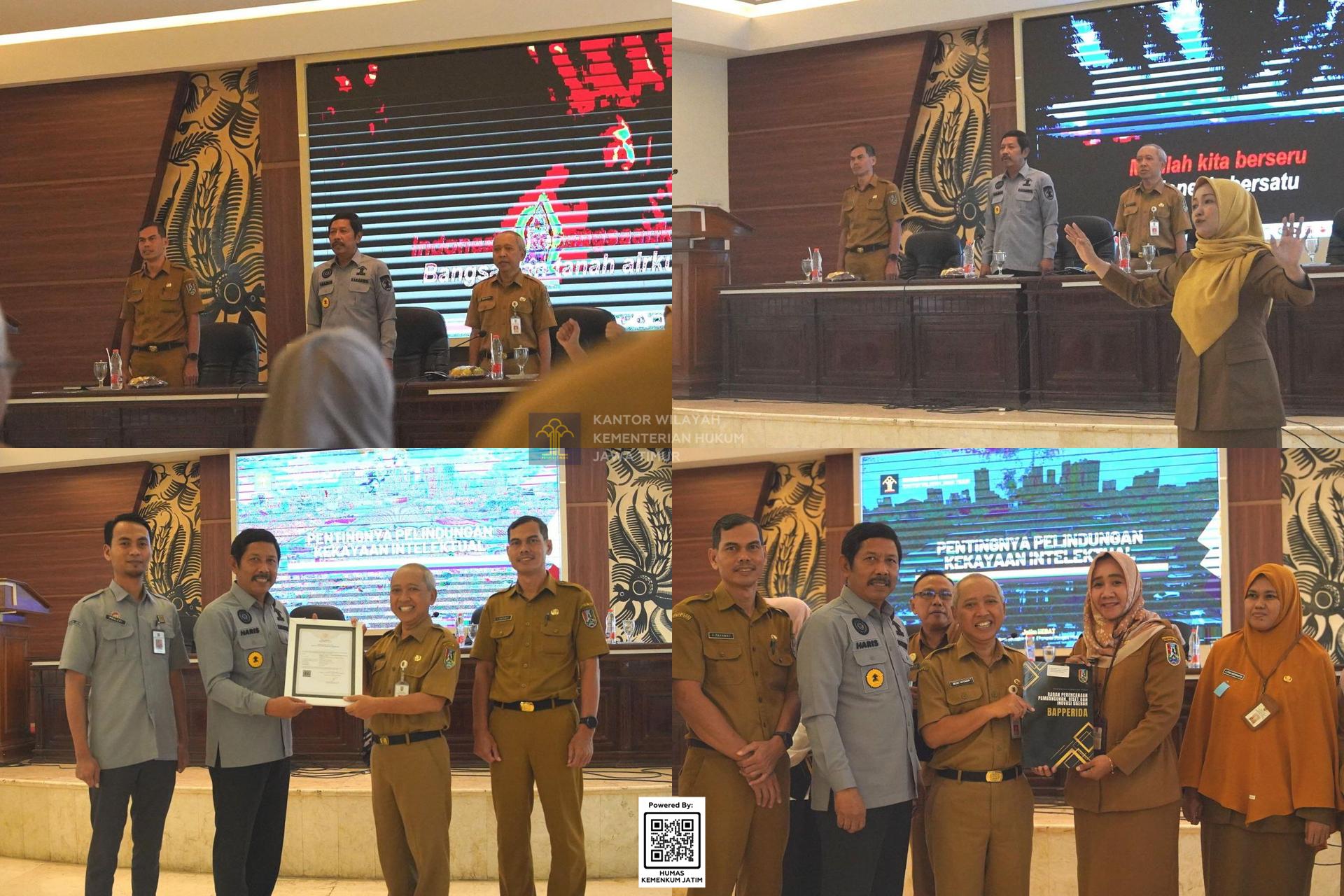 Kolase Kemenkum Jatim Tekankan Pentingnya Perlindungan Kekayaan Intelektual di Tuban