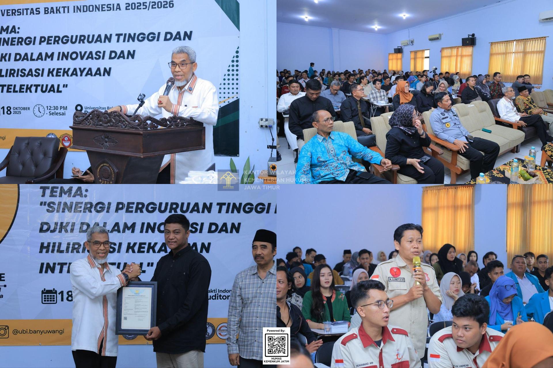 Kolase Kemenkum Jatim Siap Kawal Penguatan Ekosistem Kekayaan Intelektual di Perguruan Tinggi