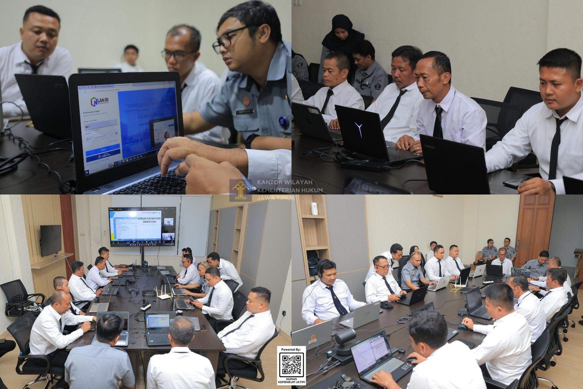 Kolase PPPK Kemenkum Jatim Ikuti Orientasi, Kakanwil: Perkuat Bekal untuk Pelayanan Publik yang Berkualitas