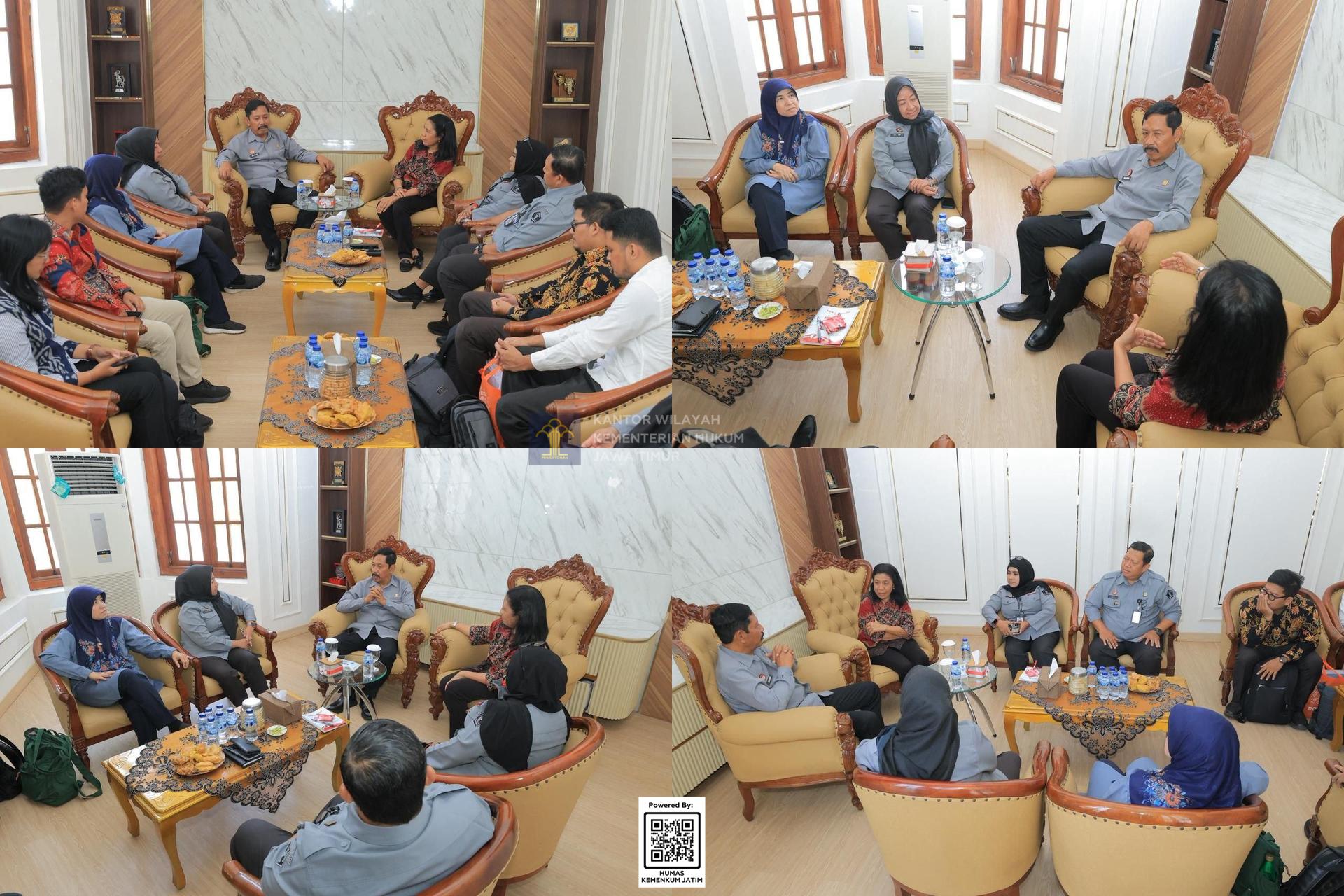 Kolase BPHN dan Kanwil Kemenkum Jatim Perkuat Sinergi, Bahas Fenomena Hukum dan Pemanfaatan Bakorwil untuk Layanan Hukum Daerah