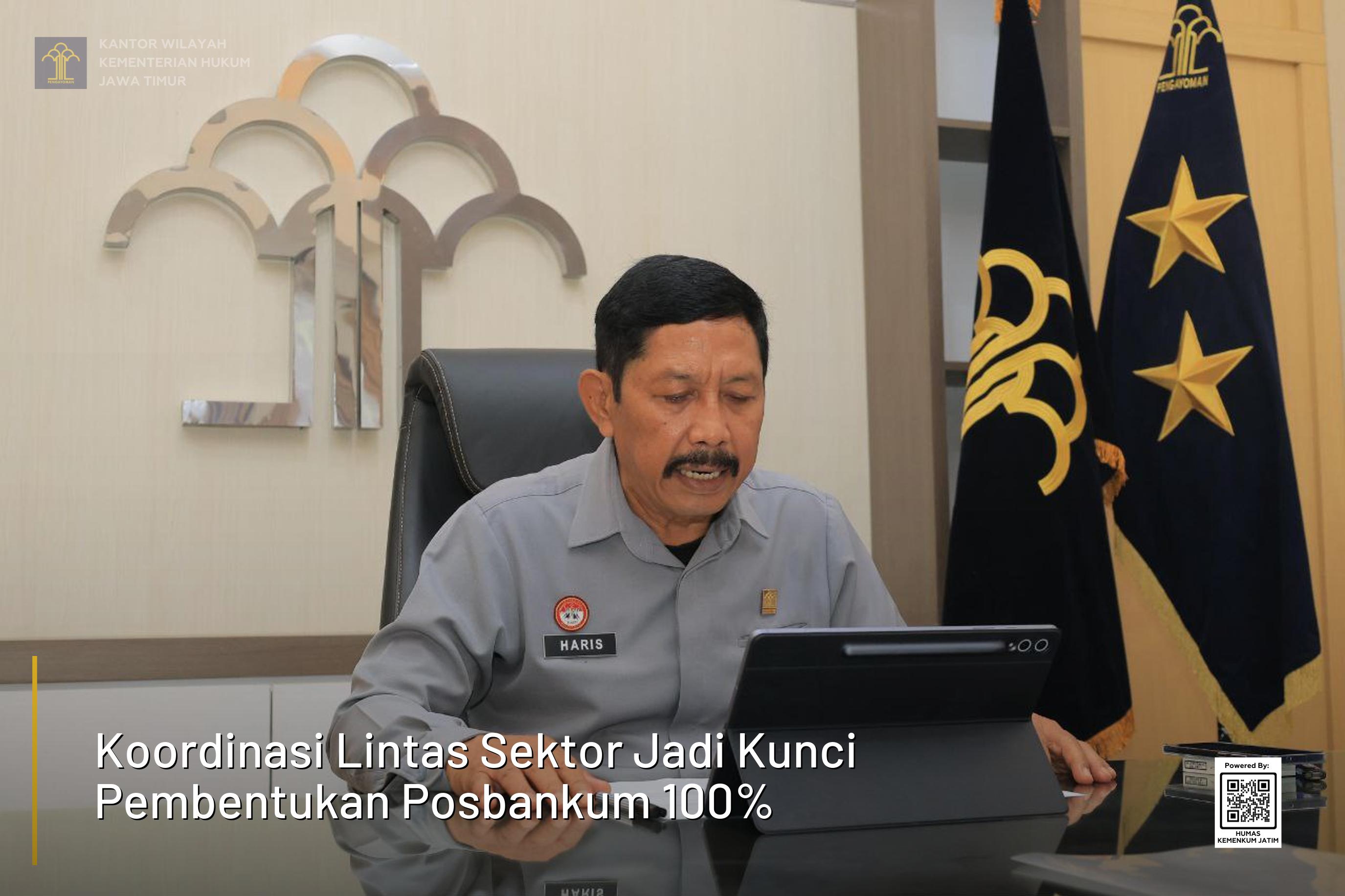 Koordinasi Lintas Sektor Jadi Kunci Pembentukan Posbankum 100%