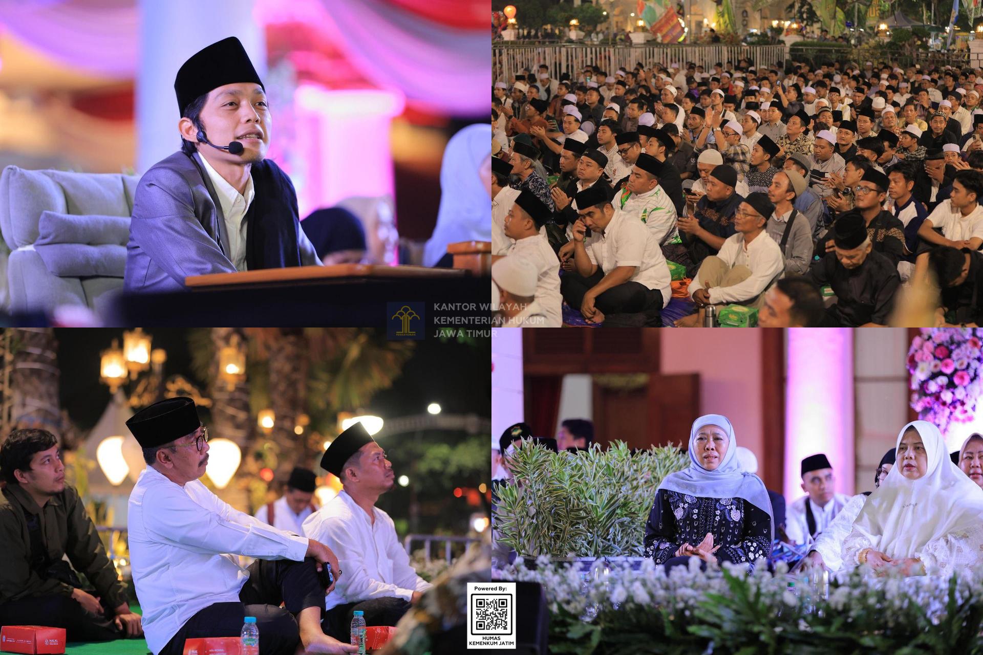 Kolase Puncak Hari Santri, Kemenkum Jatim Dorong Pesantren Jadi Pusat Inovasi