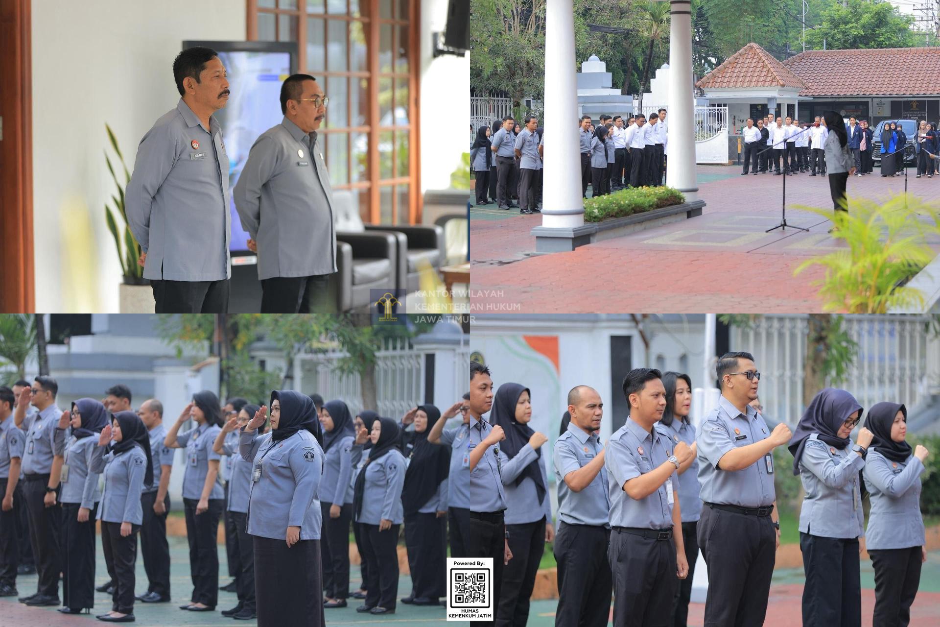 Kolase Kemenkum Jatim Fokus pada Kesiapan Audit BPK dan Penguatan Itjen