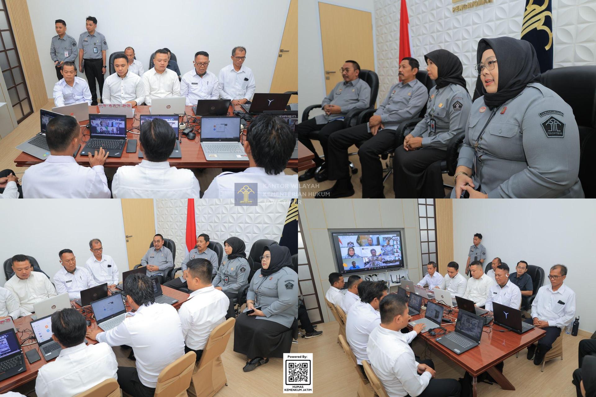 Kolase 13 PPPK Kanwil Kemenkum Jatim Ikuti Pembukaan Orientasi