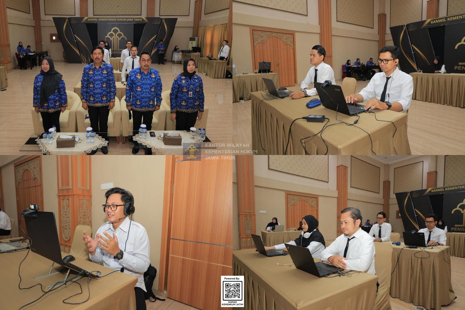 Kolase Kepala BPHN Buka Uji Kompetensi Teknis Analis dan Penyuluh Hukum: “Proses ini fair, Tunjukkan Kompetensi Masing-masing!”