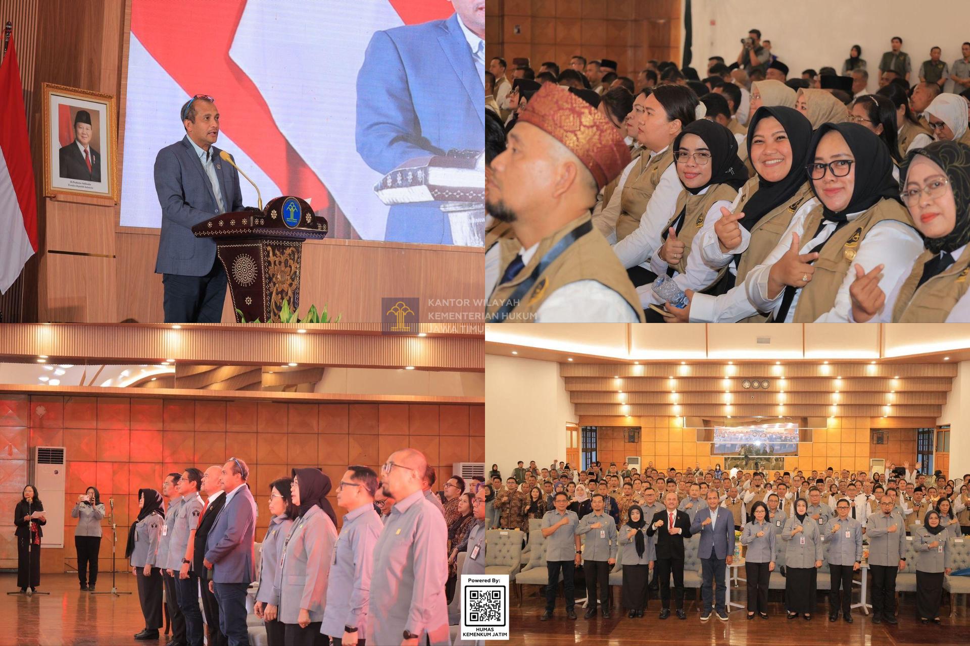 Kolase Kemenkum Jatim Hadirkan Enam Perwakilan dalam Pembukaan Peacemaker Justice Award 2025